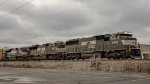 NS SD60E Locomotive leading a train